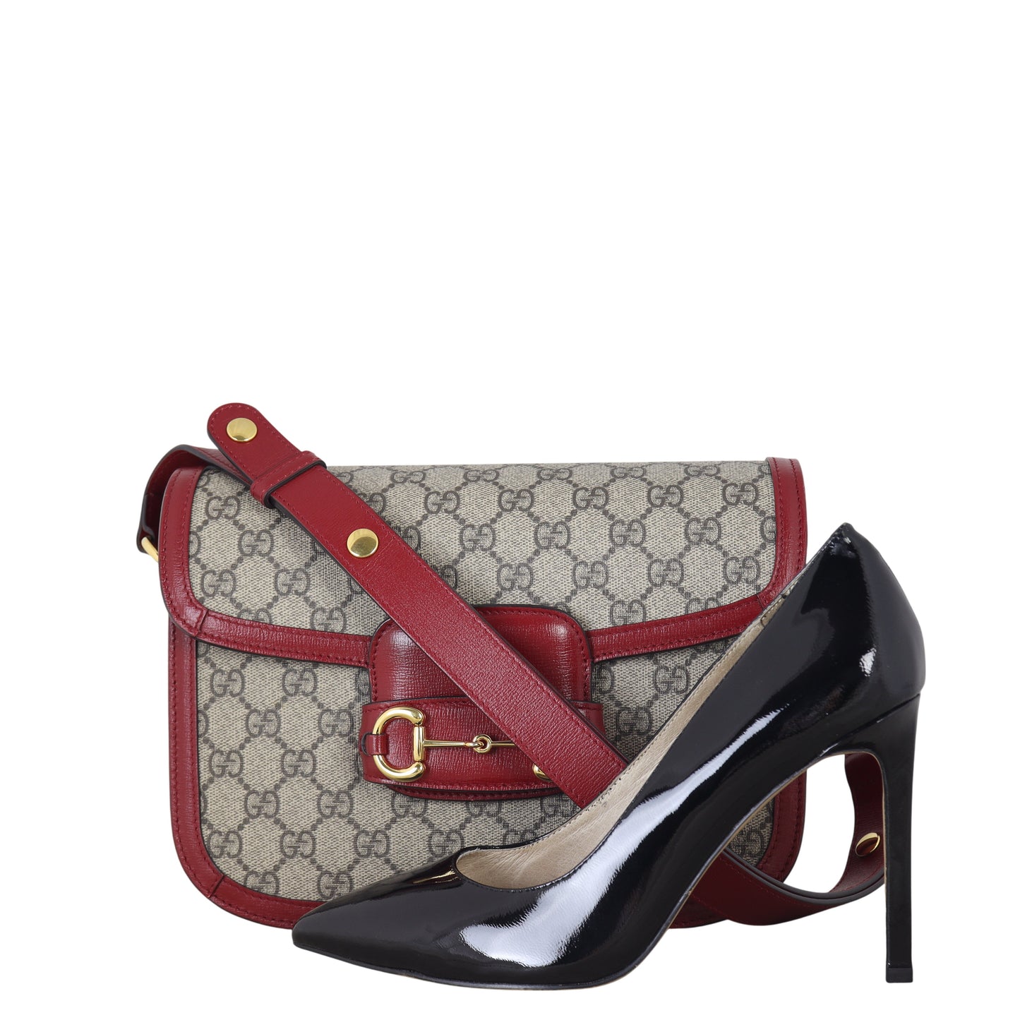 Gucci GG Supreme Horsebit 1955 Shoulder Bag