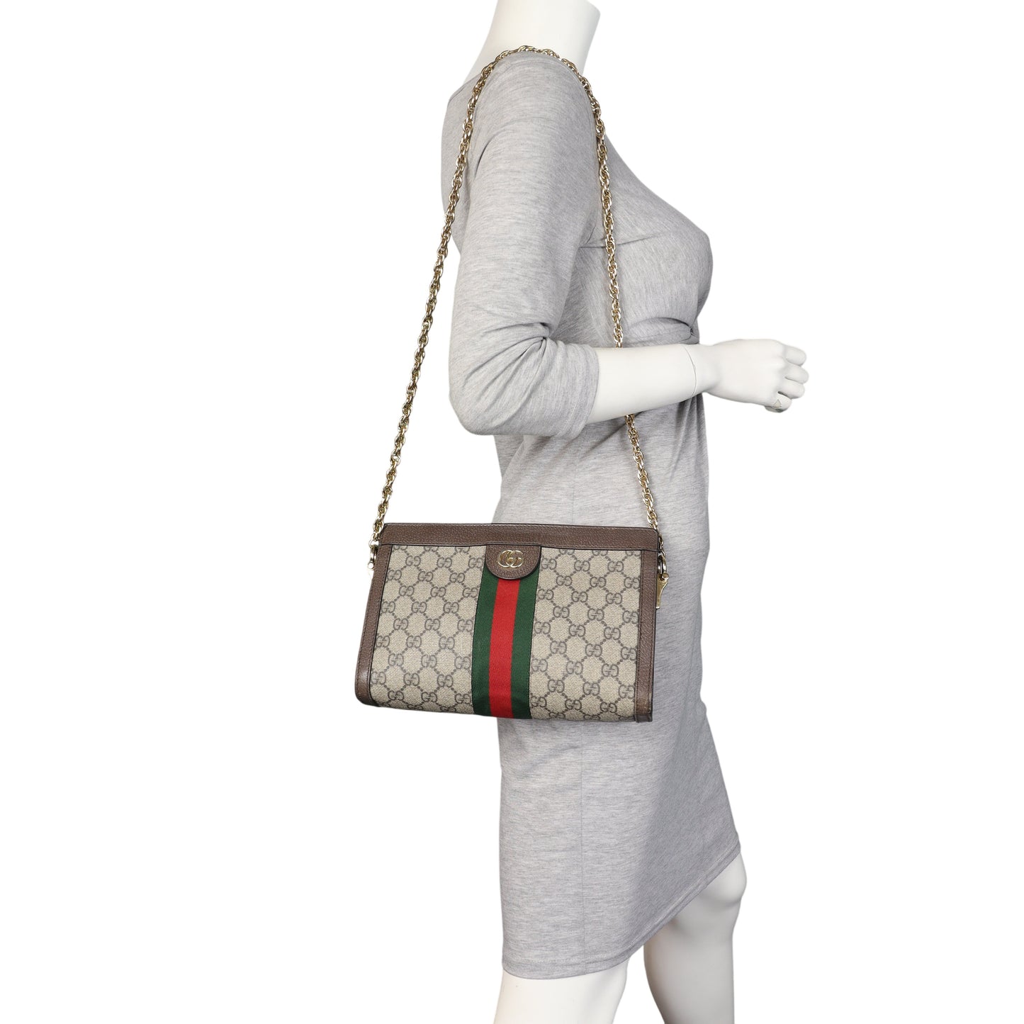 Gucci GG Supreme Ophidia Small Shoulder Bag