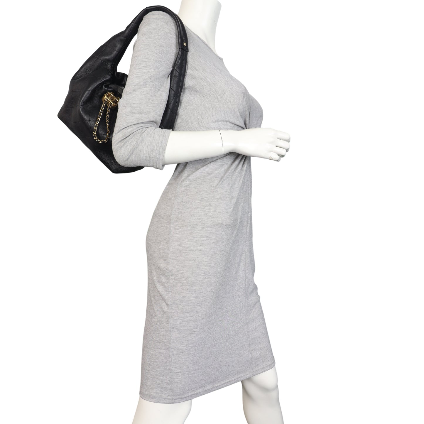 Chanel CC Drawstring Hobo