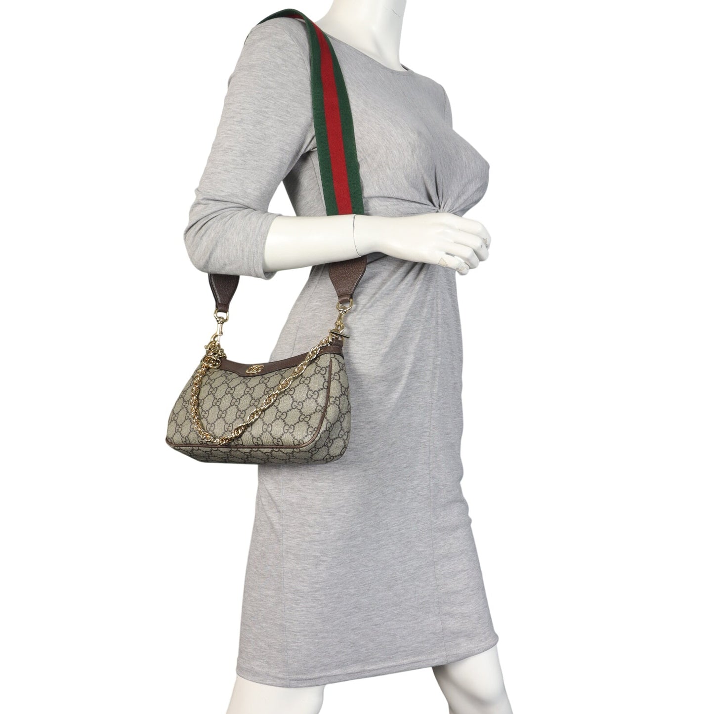 Gucci GG Supreme Ophidia Shoulder Bag Small