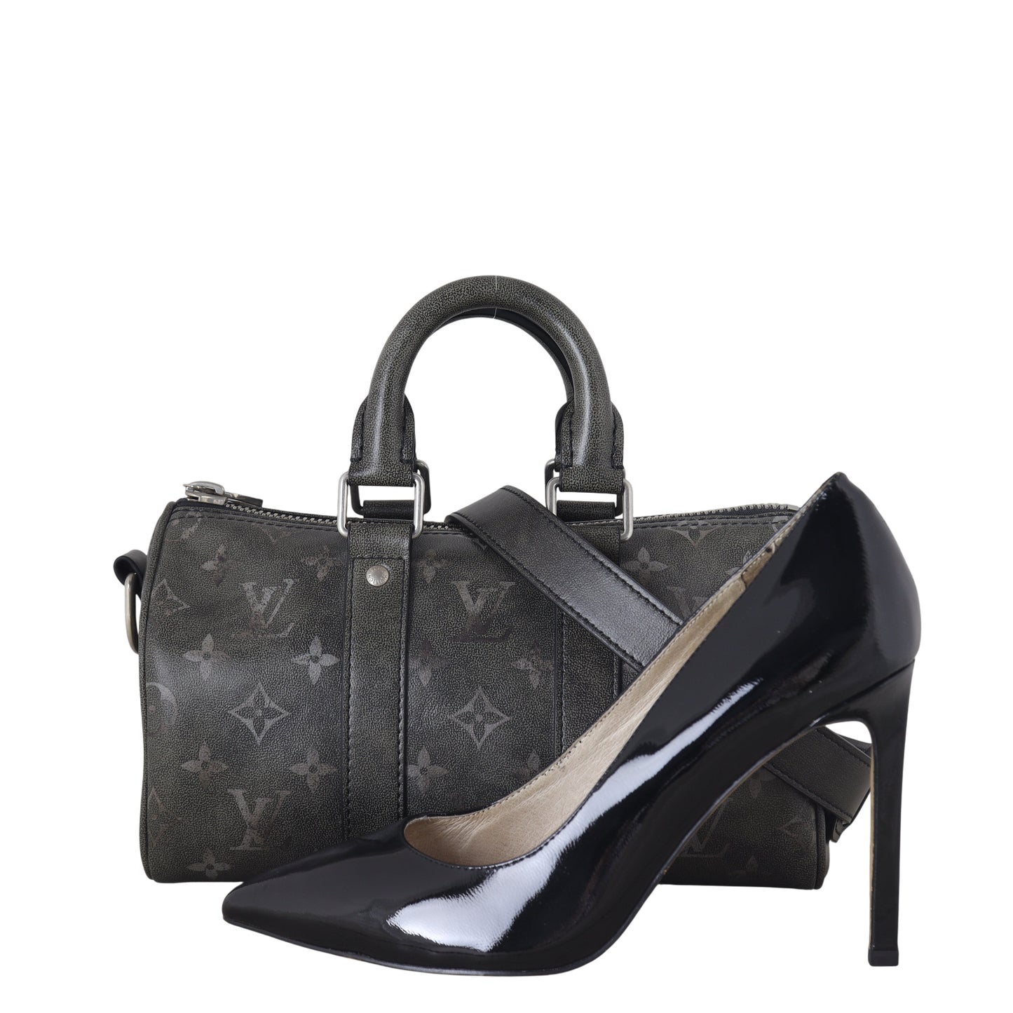 Louis Vuitton Keepall 25 Bandouliere Monogram Brushed