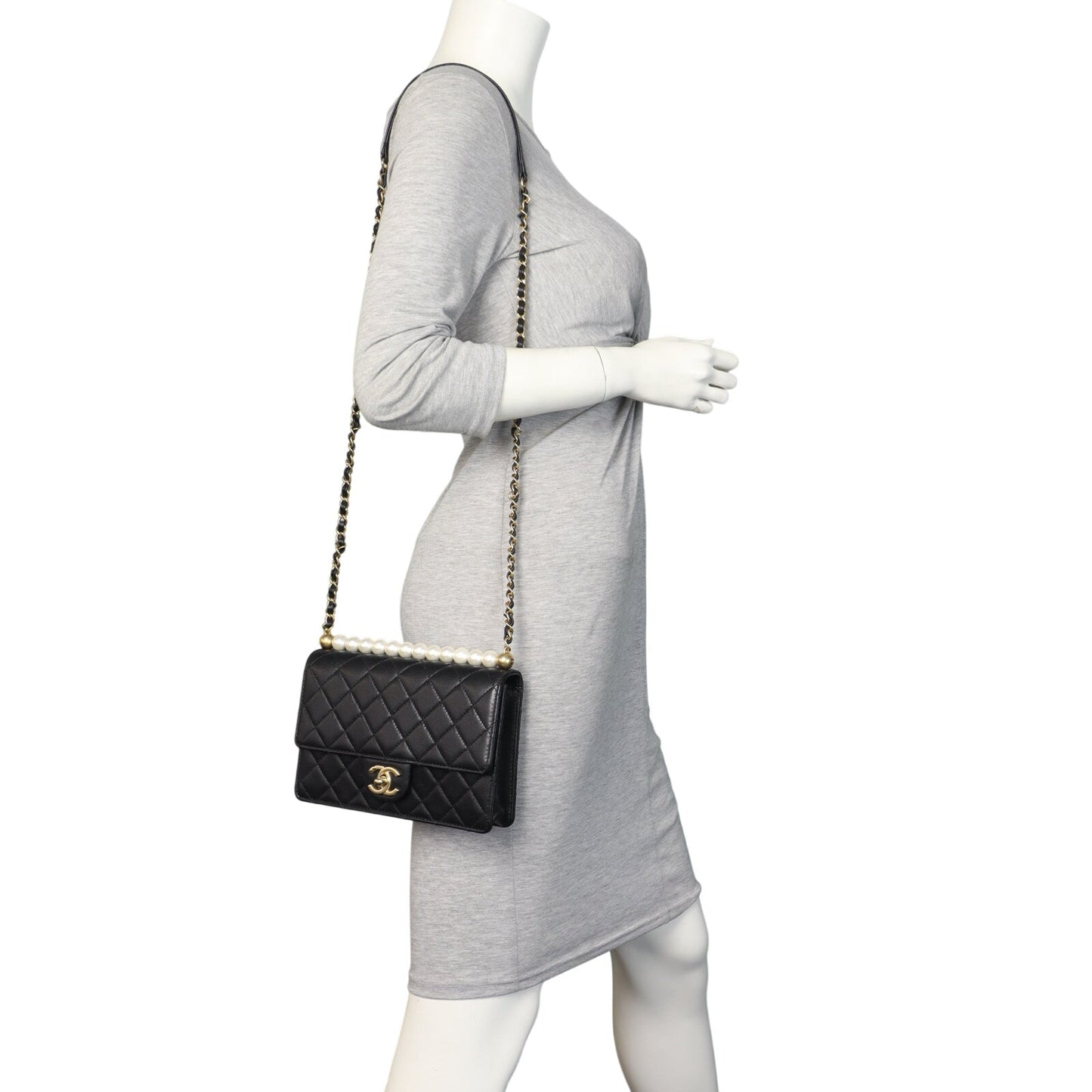 Chanel Chic Pearls Flap Medium Bag