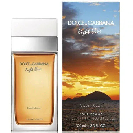 Dolce Gabbana Light Blue Sunset in Salina