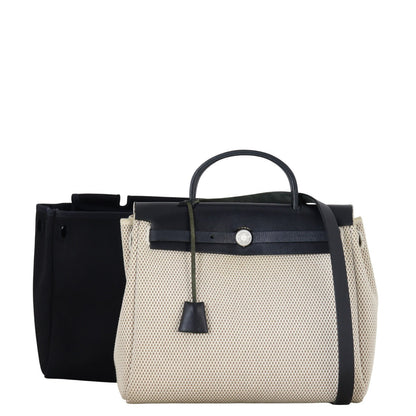 Hermes Herbag Toile PM