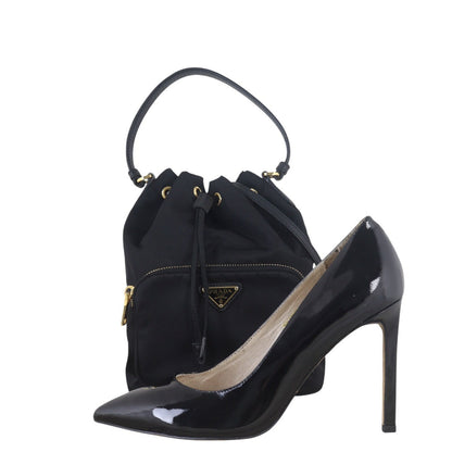 Prada Duet Tessuto Bucket Bag