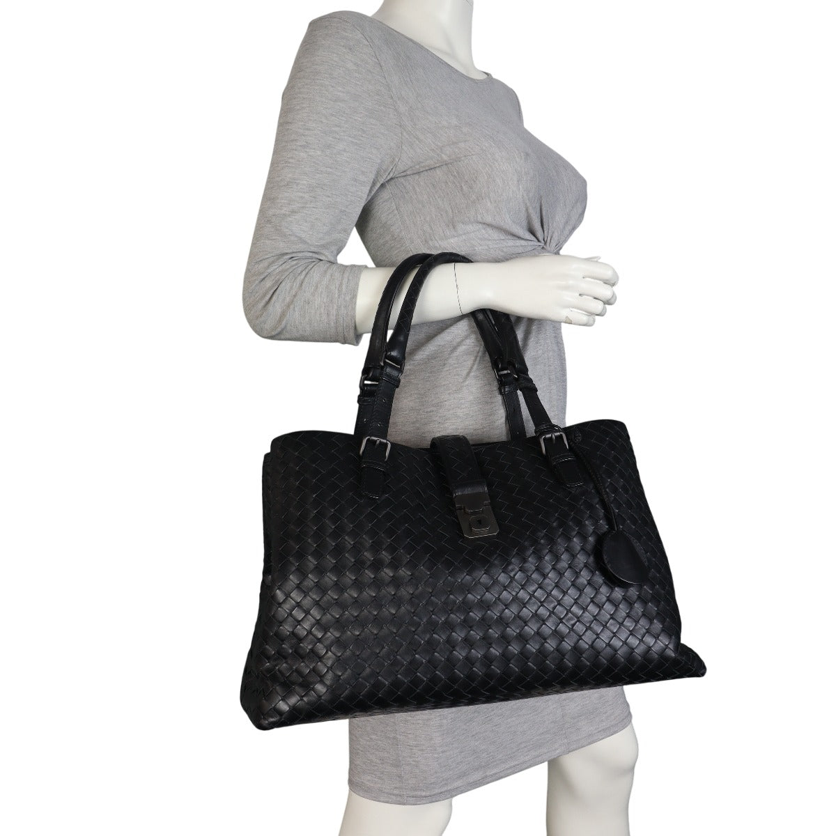 Bottega Veneta Intrecciato Roma Large Bag