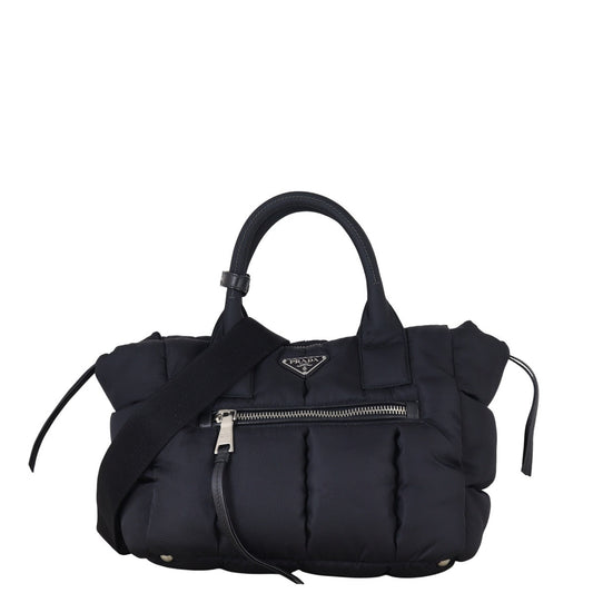 Prada Tessuto Nylon Bomber Tote Medium
