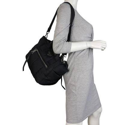Prada Tessuto Nylon Bomber Tote Medium