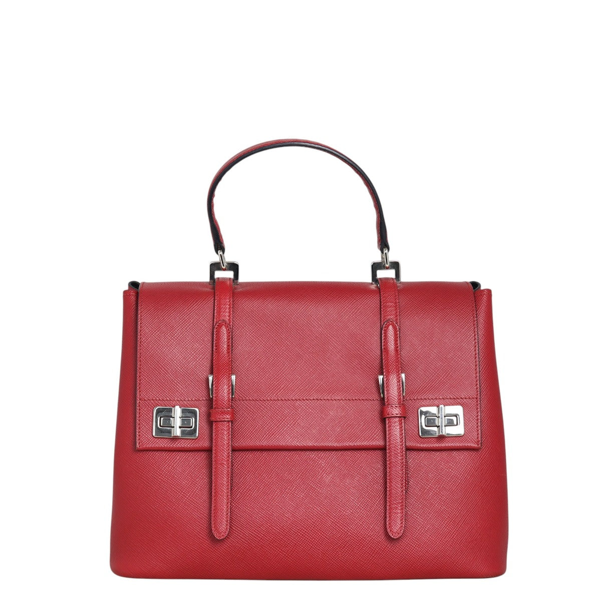 Prada Saffiano Cuir Top Handle Bag