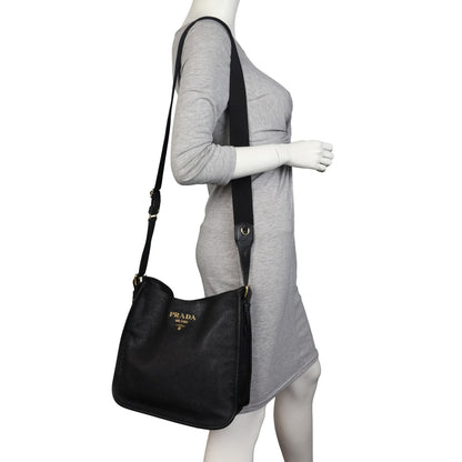 Prada Vitello Daino Soft Shoulder Bag
