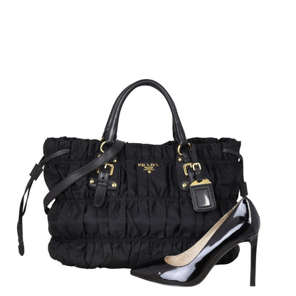 Prada Tessuto Gaufre Tote