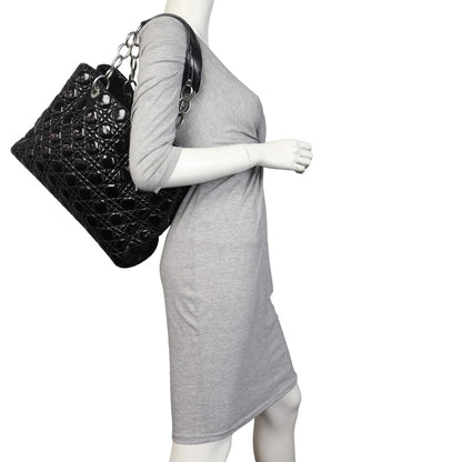 Dior Lady Dior Soft Tote Large Patent