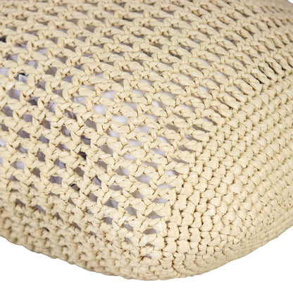 Prada Crochet Raffia Hobo