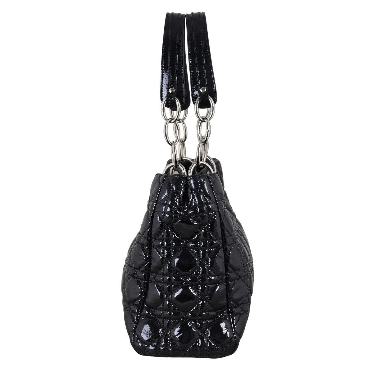 Dior Cannage Soft Shopping Tote Patent