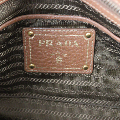 Prada Vitello Daino Double Zip Tote