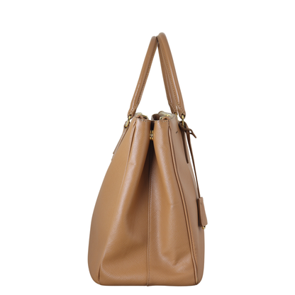 Prada Saffiano Lux Galleria Double Zip Tote Large