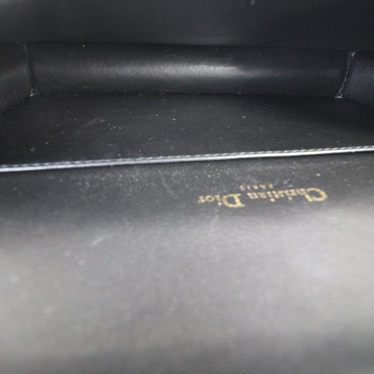 Dior Lady Dior Patent Cannage Pouch