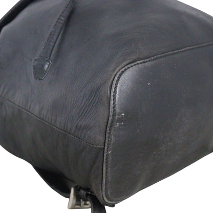 Prada Leather Drawstring Backpack