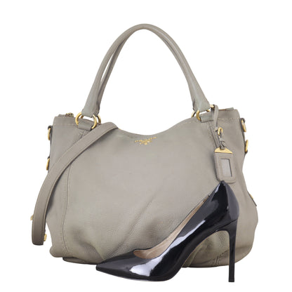 Prada Vitello Daino Two Way Tote
