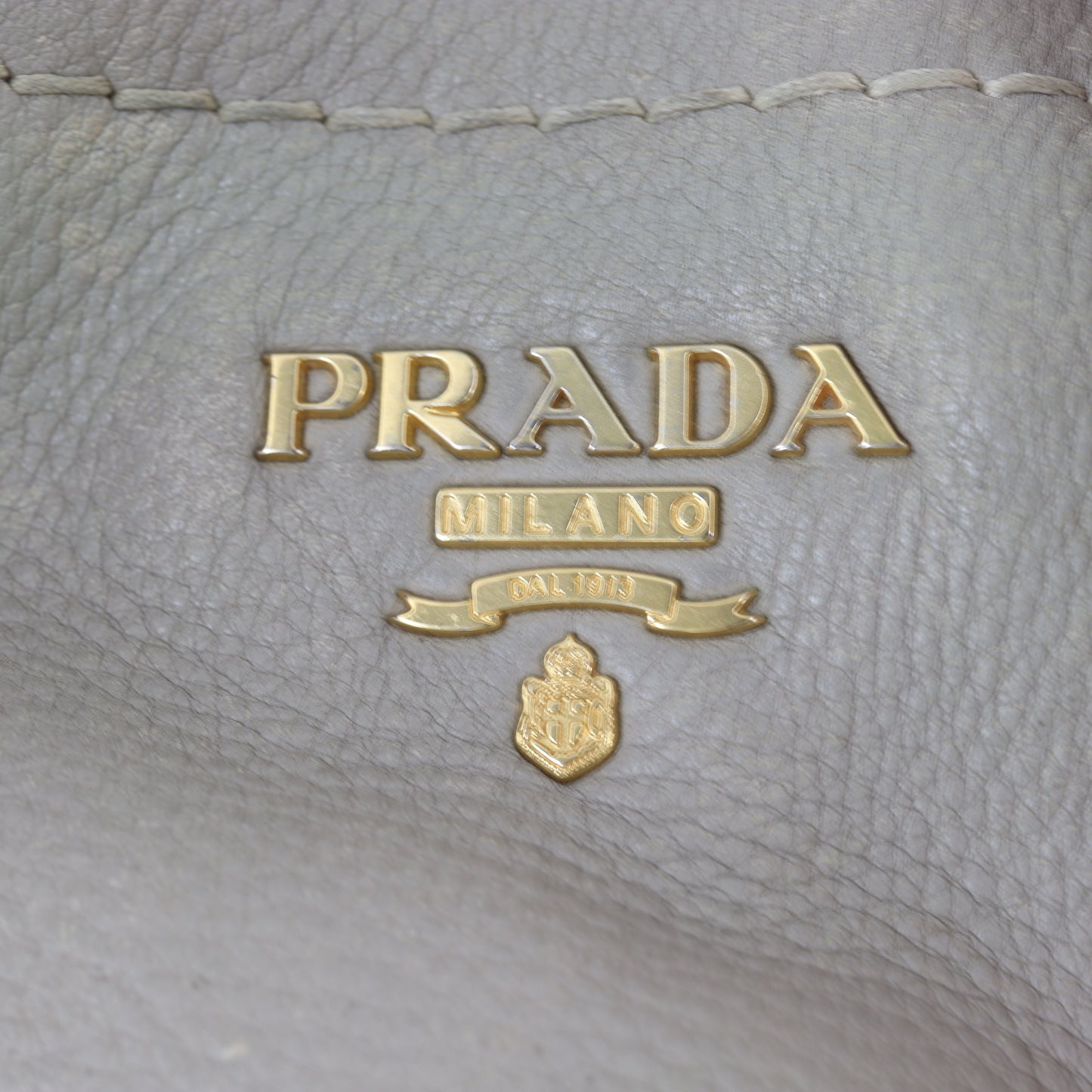 Prada Vitello Daino Two Way Tote