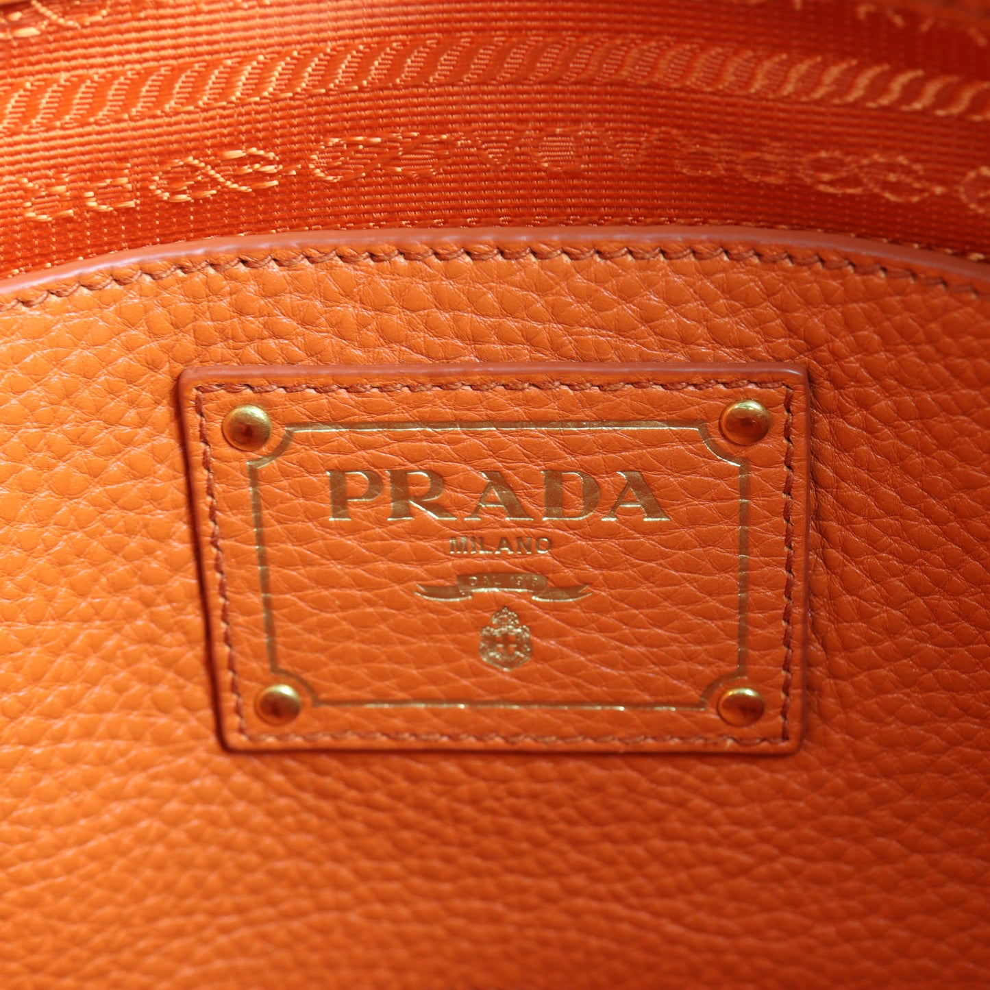 Prada Vitello Daino Shopping Tote