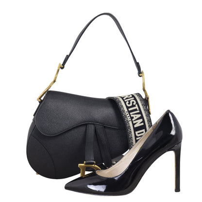Dior Saddle Bag with Embroidered Strap