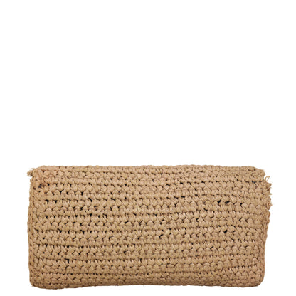 Saint Laurent Kate 99 Tassel Chain Bag Raffia