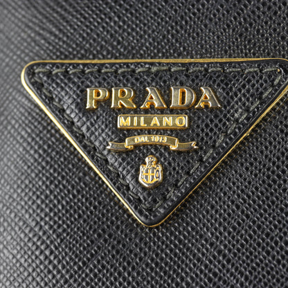 Prada Saffiano Lux Galleria Double Zip Tote Small
