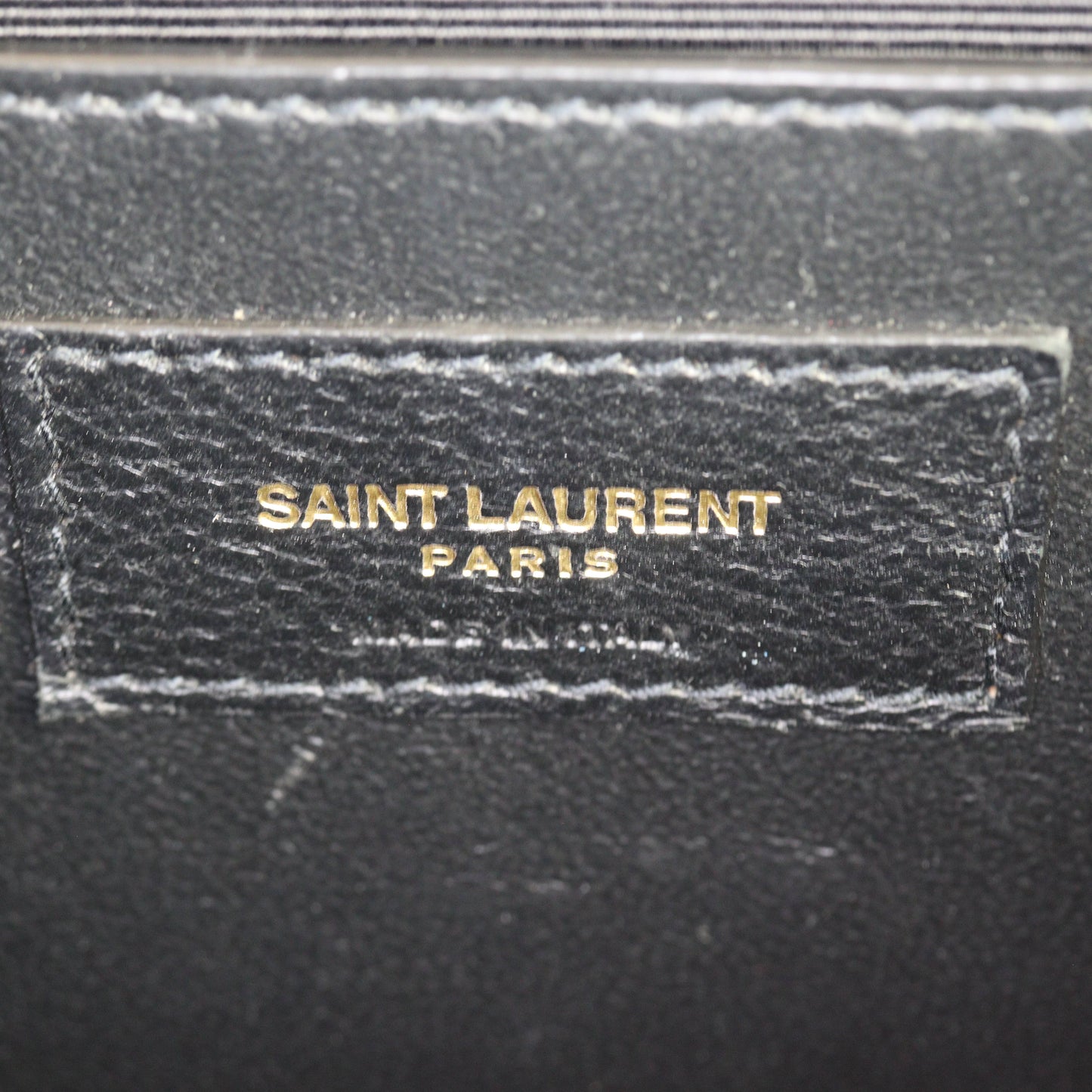 Saint Laurent Kate Tassel Chain Bag Small Croc-Embossed