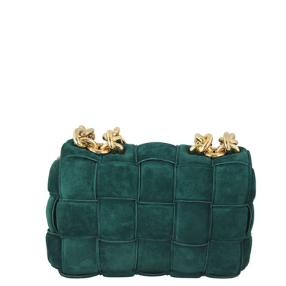 Bottega Veneta Chain Padded Cassette Bag Suede