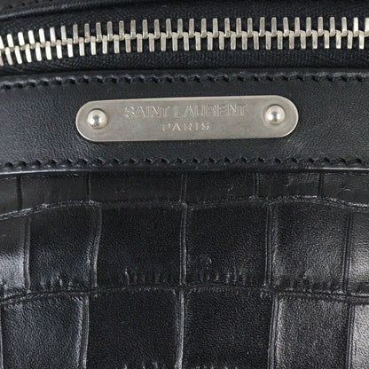 Saint Laurent City Belt Bag Croc-embossed