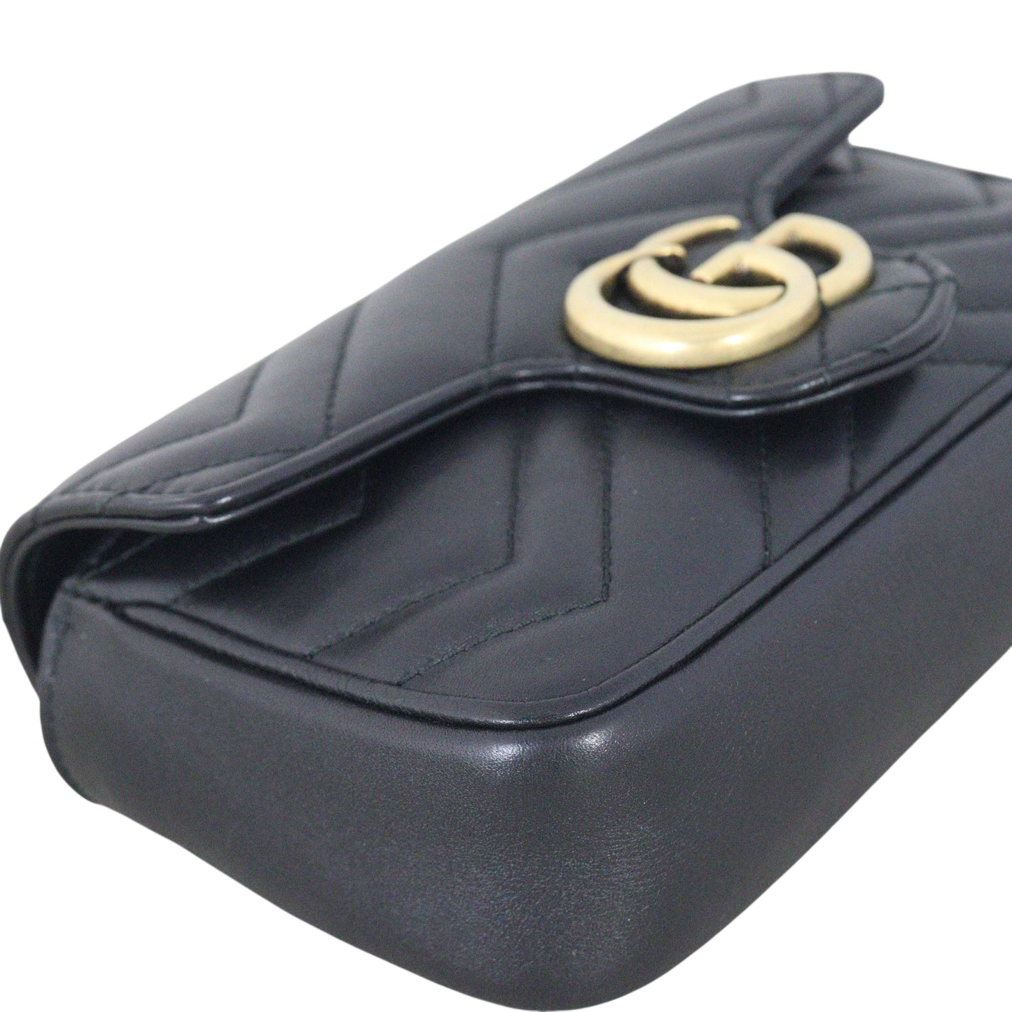 Gucci GG Marmont Matelasse Super Mini Shoulder Bag