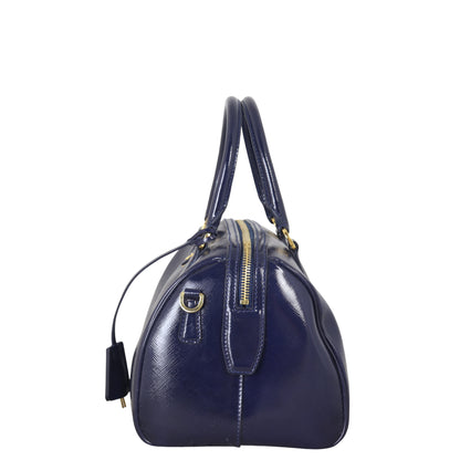 Prada Saffiano Vernice Bauletto Bag