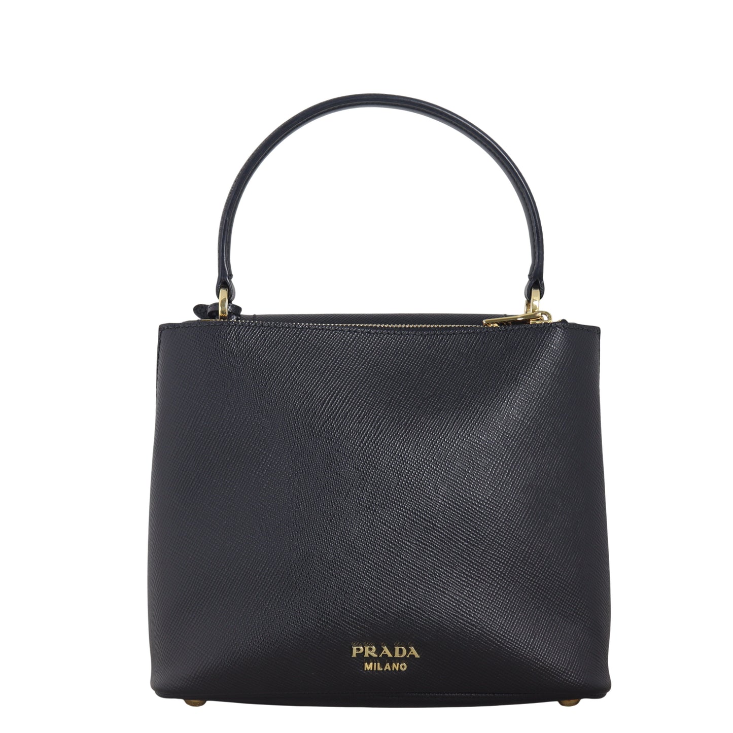 Prada Saffiano Cuir Ingrid Top Handle Bag