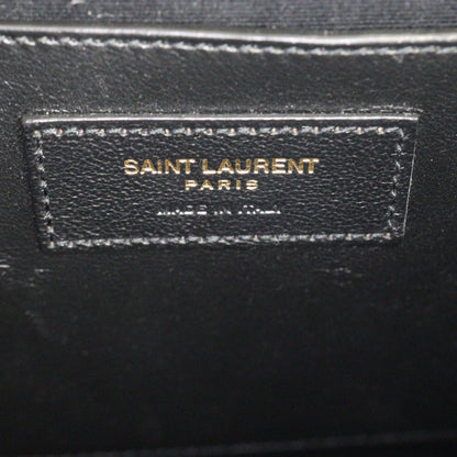 Saint Laurent Manhattan Shoulder Bag Medium Croc Embossed