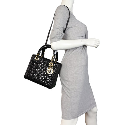 Dior Lady Dior Medium Patent