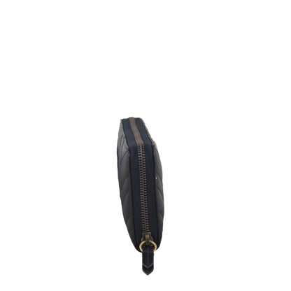 Gucci GG Marmont Matelasse Zip Wallet