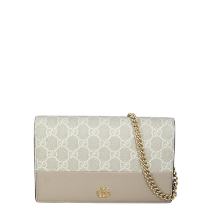 Gucci GG Supreme Marmont Wallet On Chain