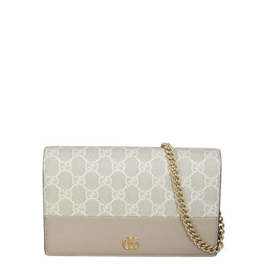 Gucci GG Supreme Marmont Wallet On Chain