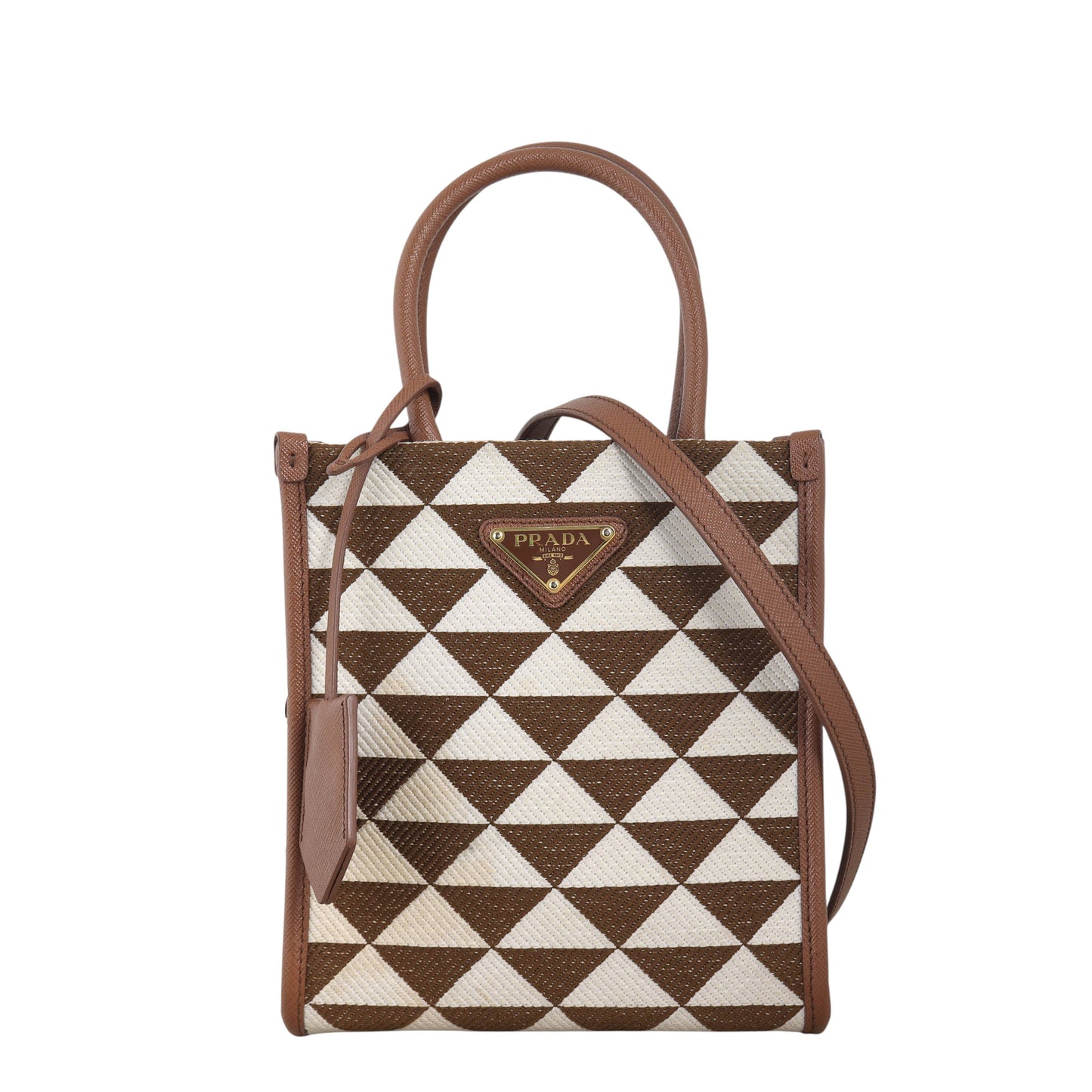 Prada Symbole Vertical Tote Mini