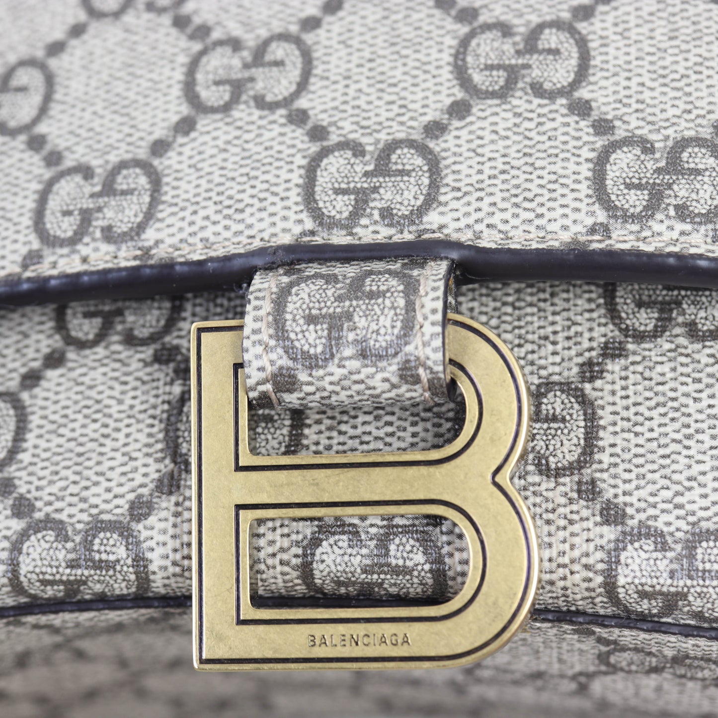 Gucci x Balenciaga The Hacker Project GG Supreme Hourglass Bag Small
