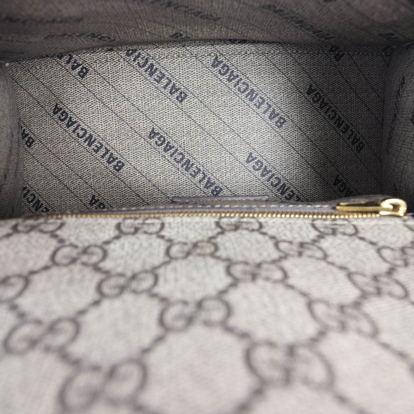 Gucci x Balenciaga The Hacker Project GG Supreme Hourglass Bag Small