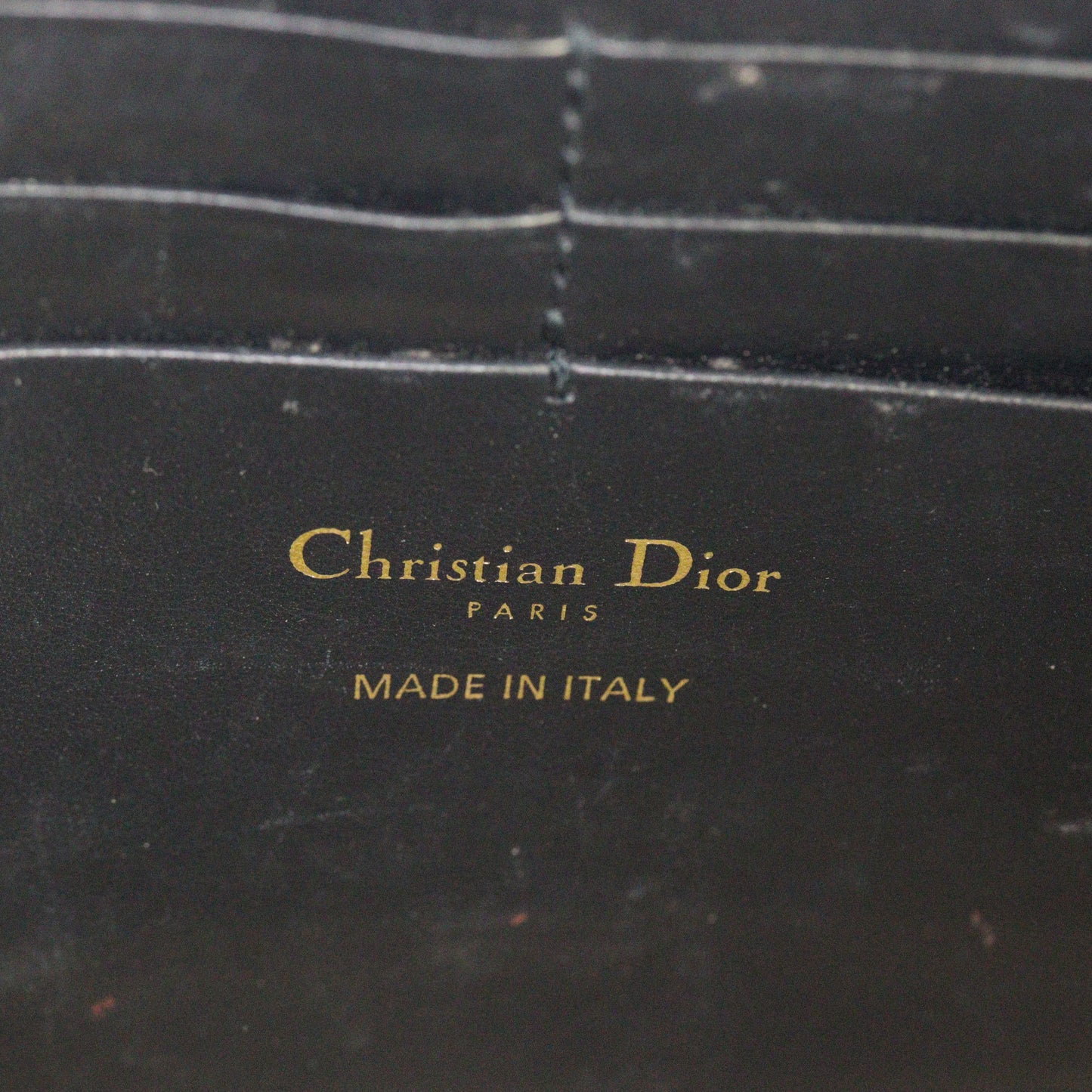 Dior Saddle Pouch Wallet on Chain Oblique