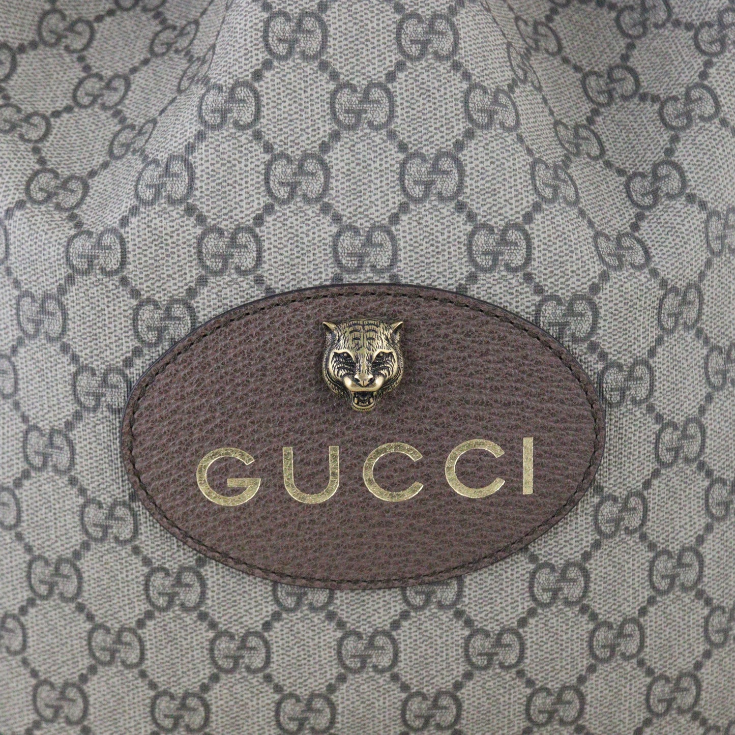 Gucci GG Supreme Neo Vintage Drawstring Backpack