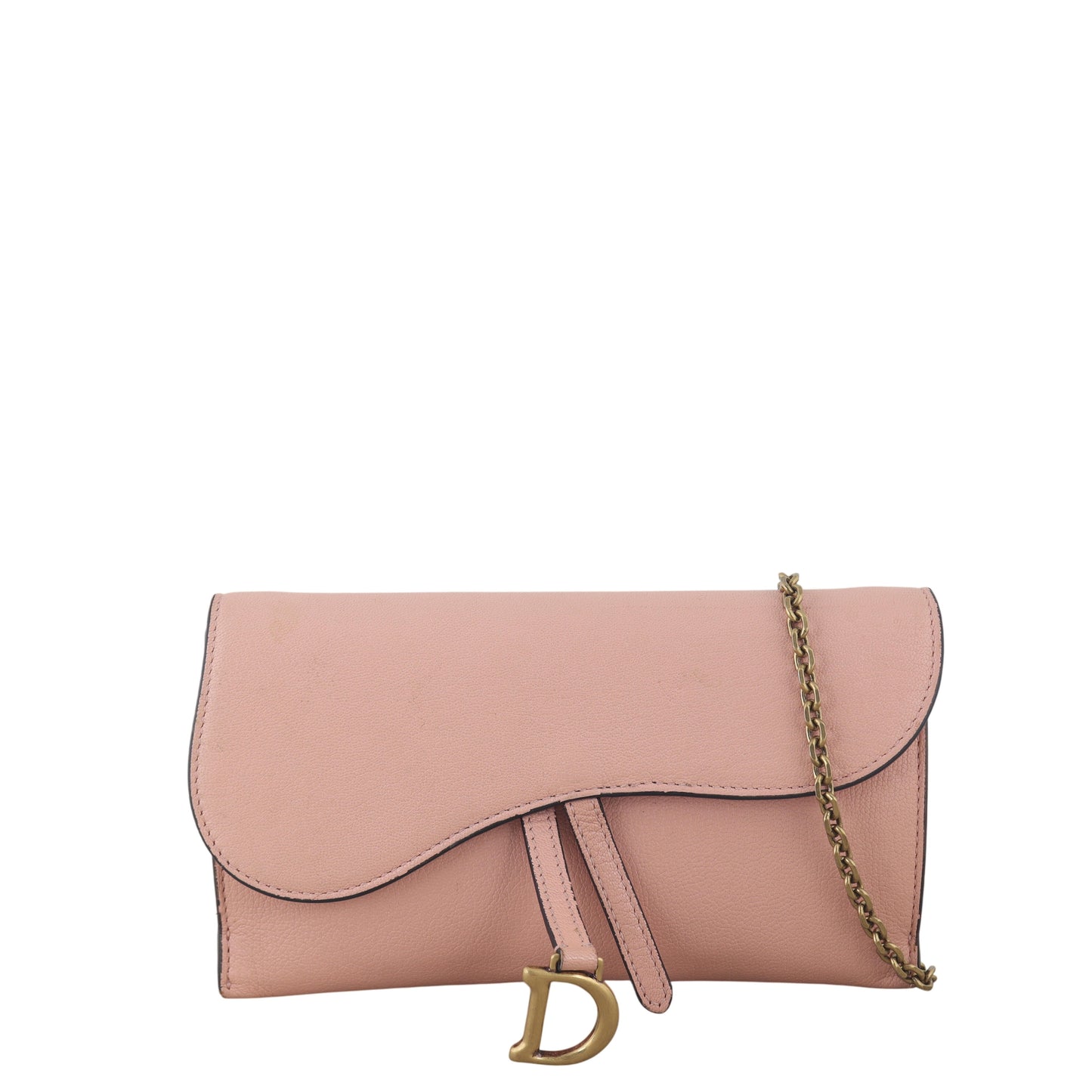 Dior Saddle Pouch Wallet on Chain