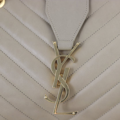 Saint Laurent Chevron Shopping Tote