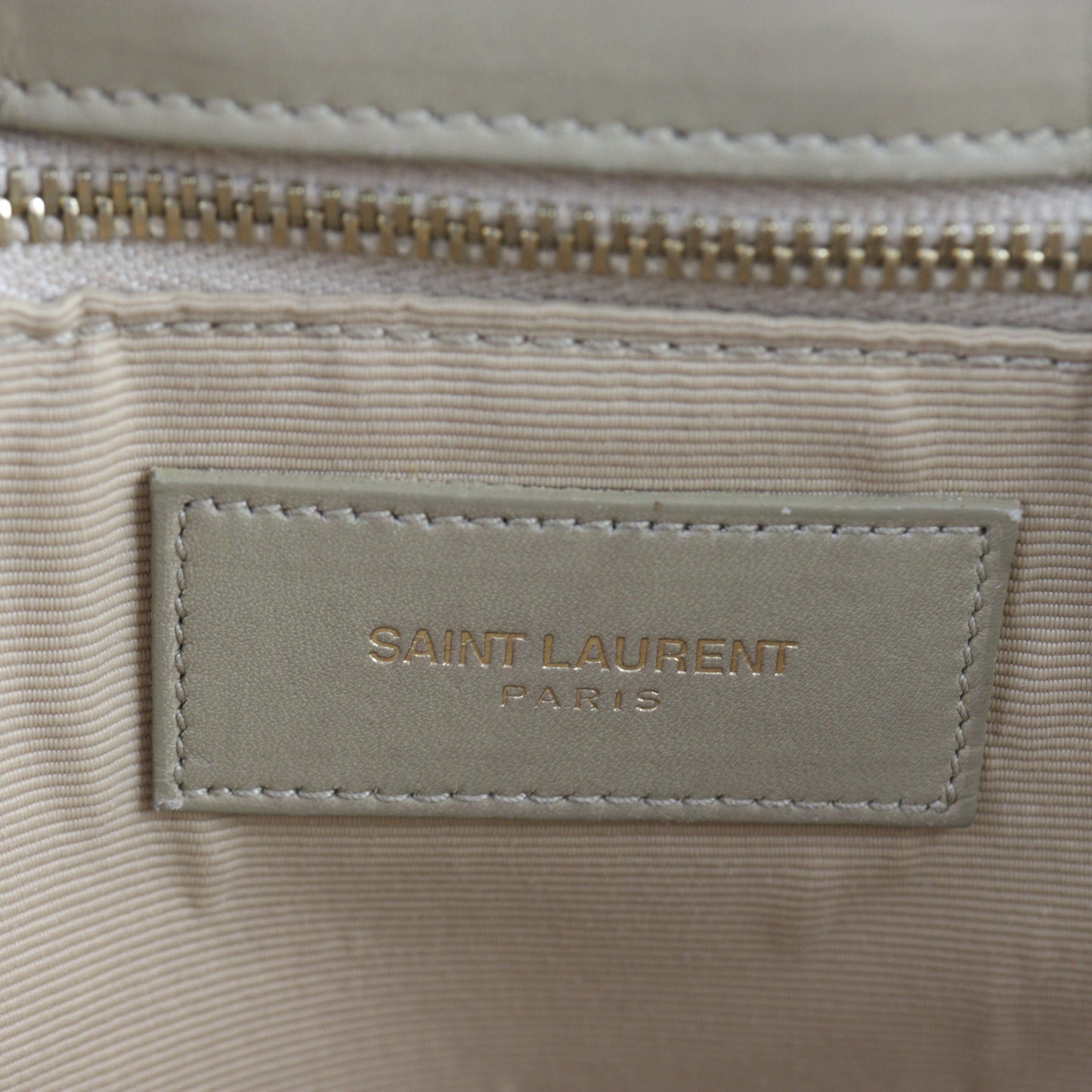 Saint Laurent Chevron Shopping Tote