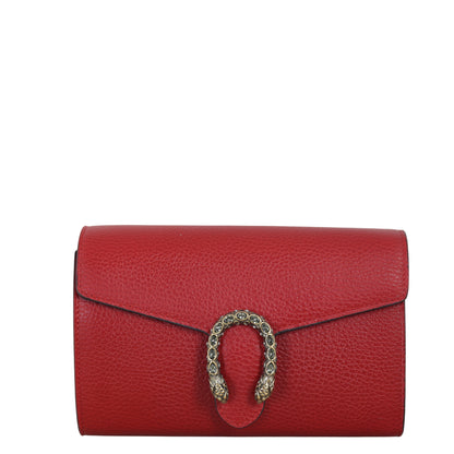 Gucci Dionysus Mini Leather Chain Wallet