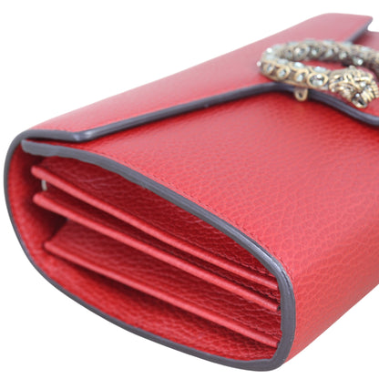 Gucci Dionysus Mini Leather Chain Wallet