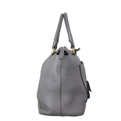 Prada Vitello Daino Zip Tote